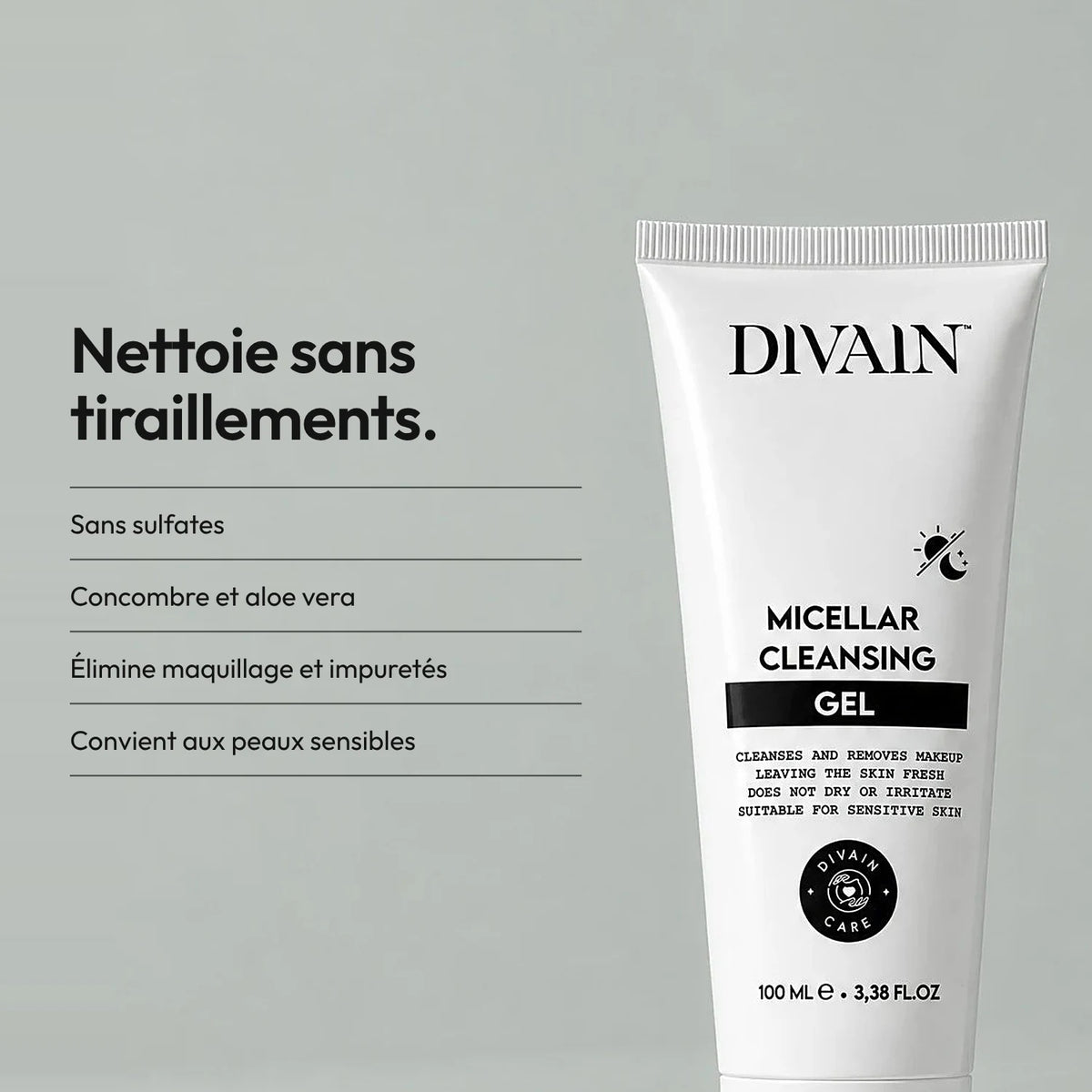 Gel nettoyant micellaire