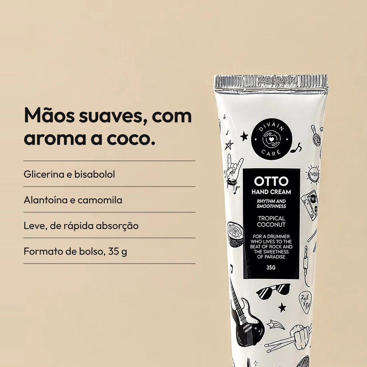OTTO - Tropical Coconut Creme de mãos 35g