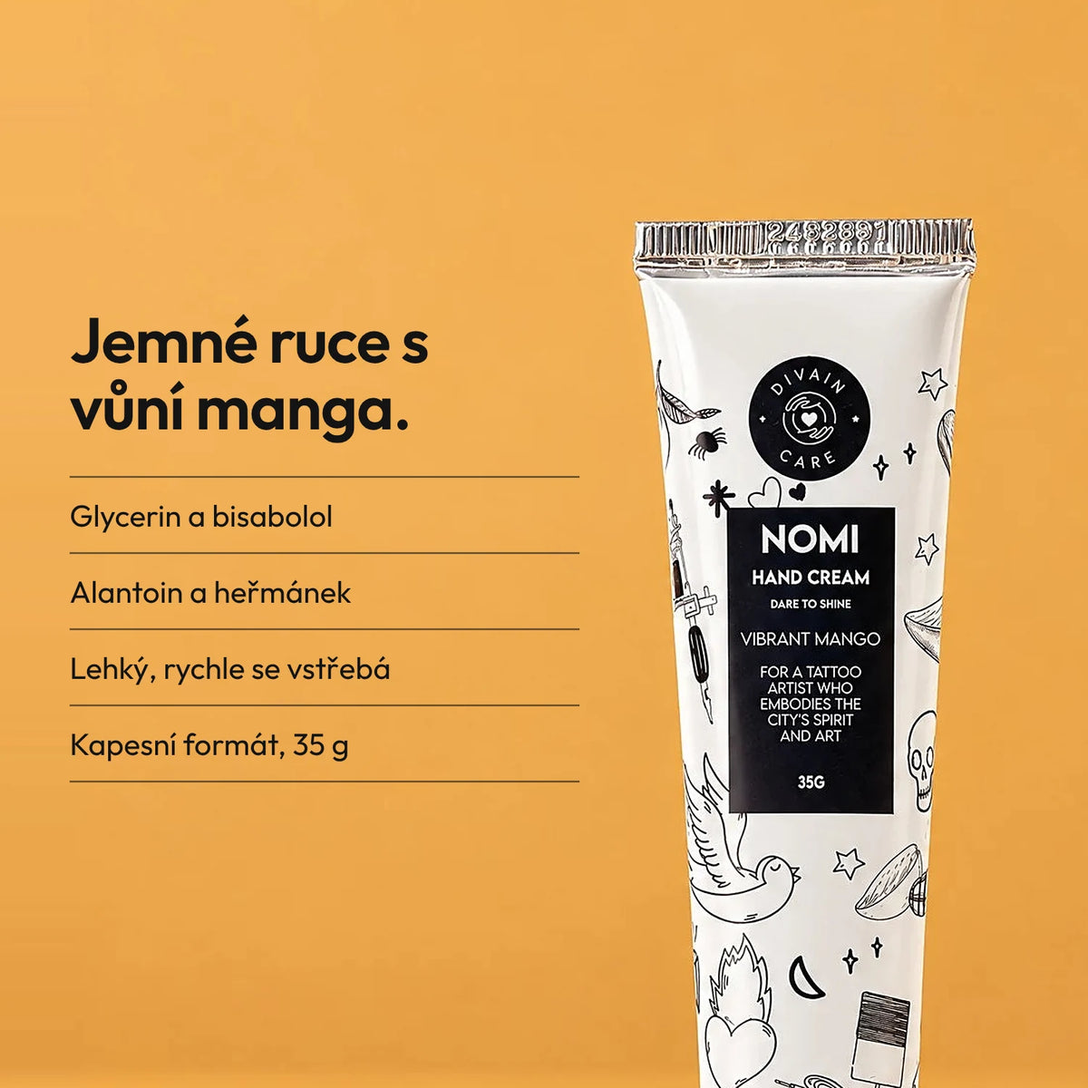 NOMI - Krém na ruce Vibrant Mango 35g