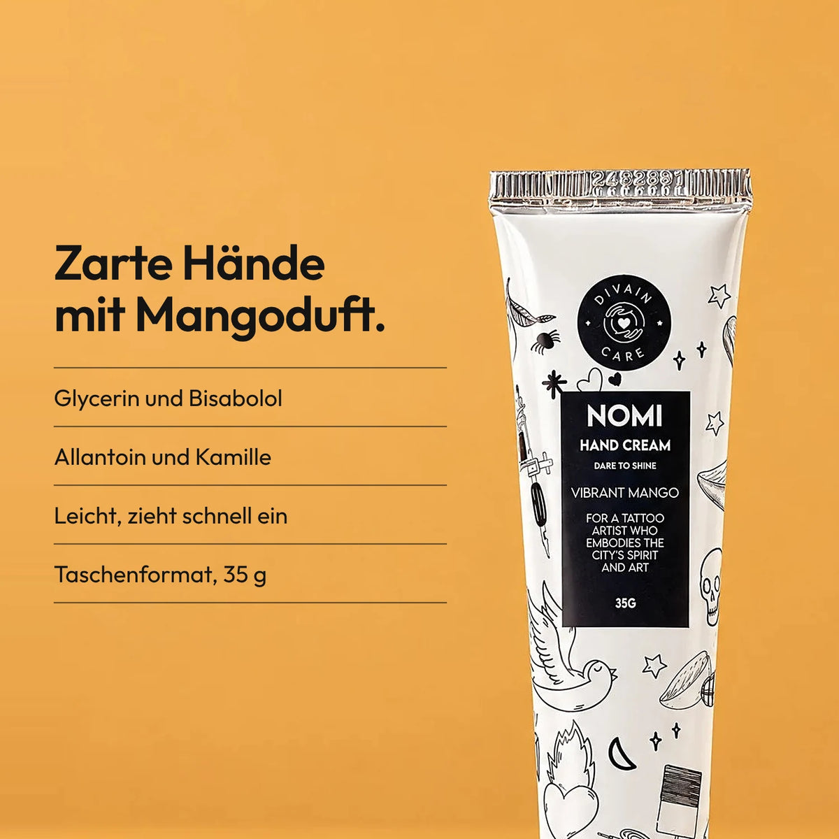 NOMI - Lebendige Mango Handcreme 35g