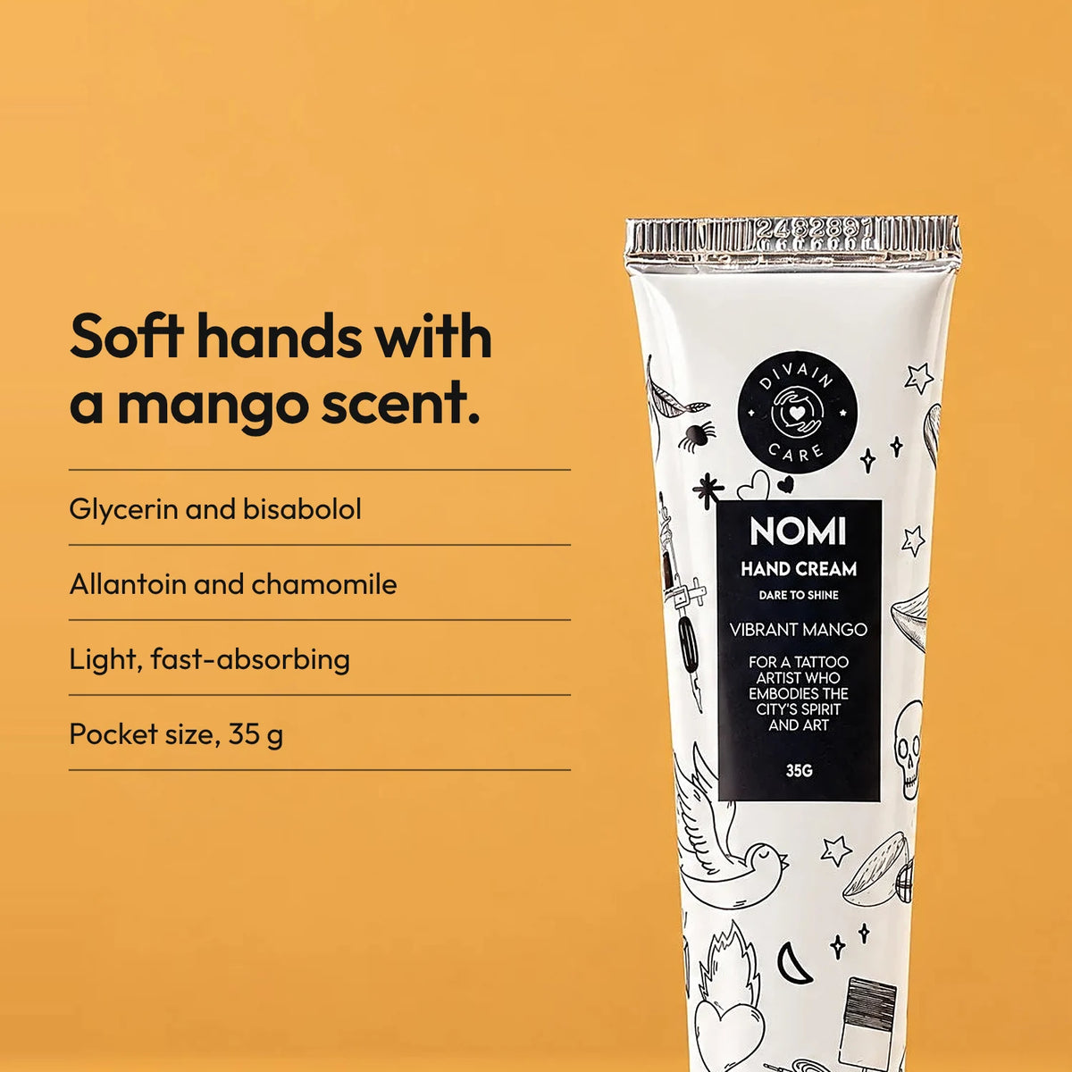NOMI - Vibrant Mango Hand cream 35g