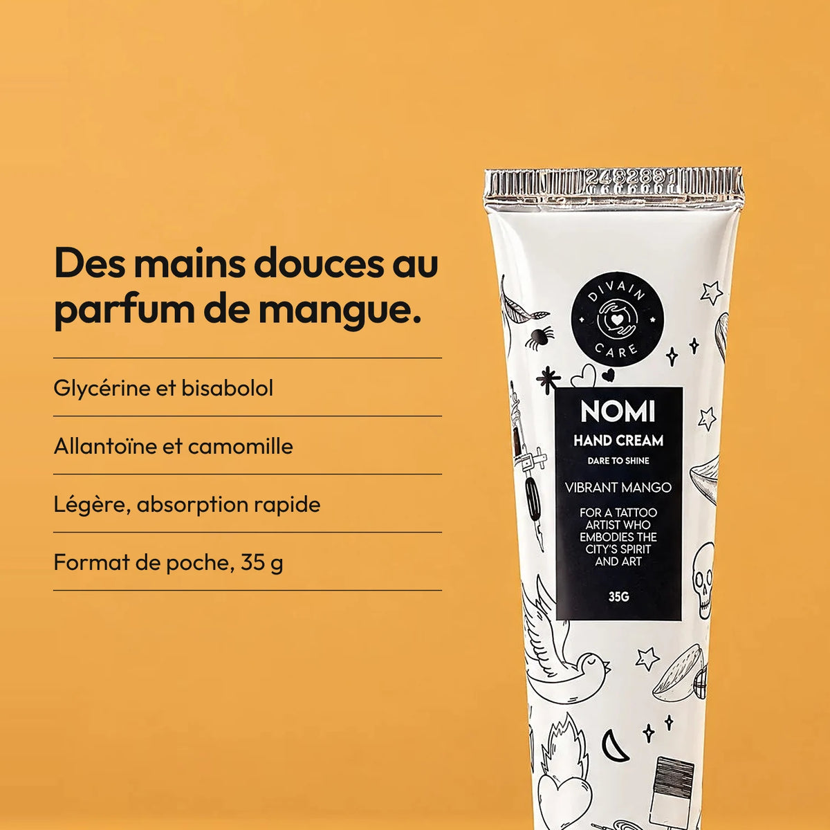 NOMI - Crème pour les mains Mangue Vibrante 35g