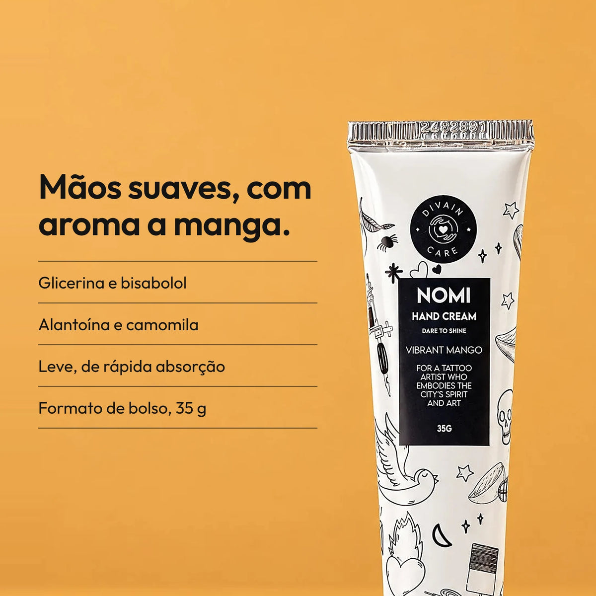 NOMI - Vibrant Mango Creme de mãos 35g