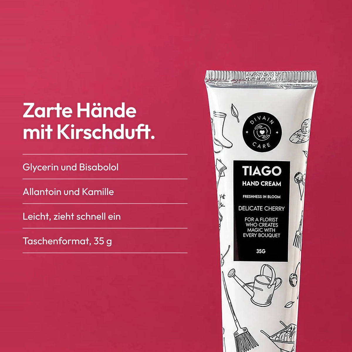 TIAGO - Delicate Cherry Handcreme 35g