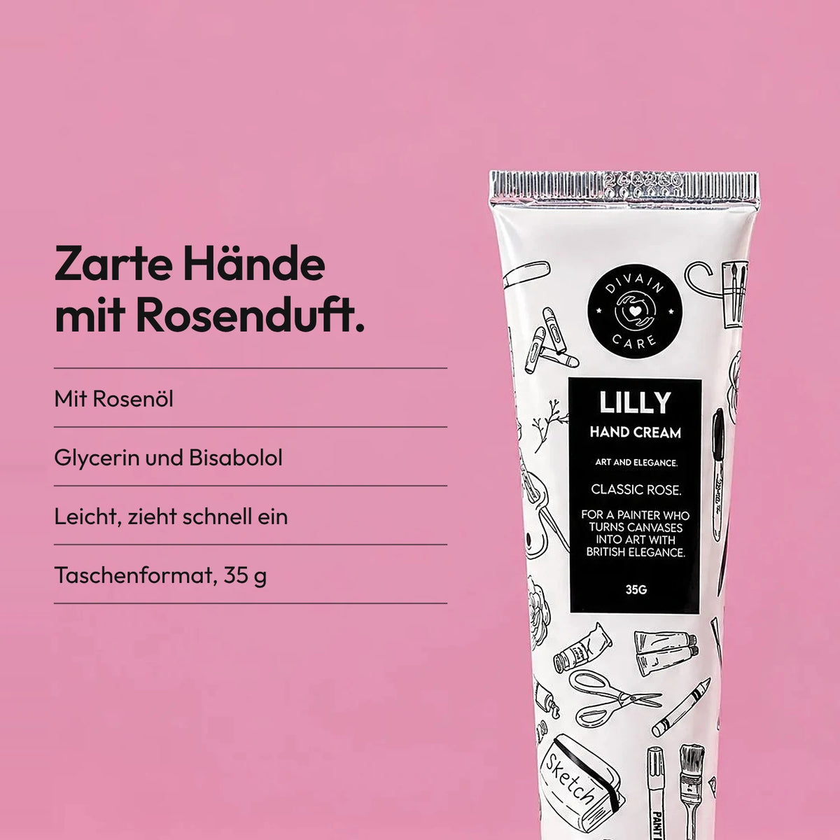 LILLY - Classic Rose Handcreme 35g