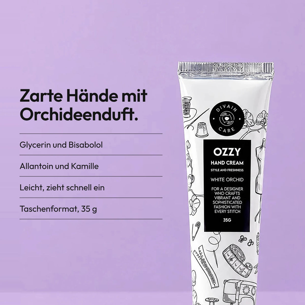 OZZY - White Orchid Handcreme 35g