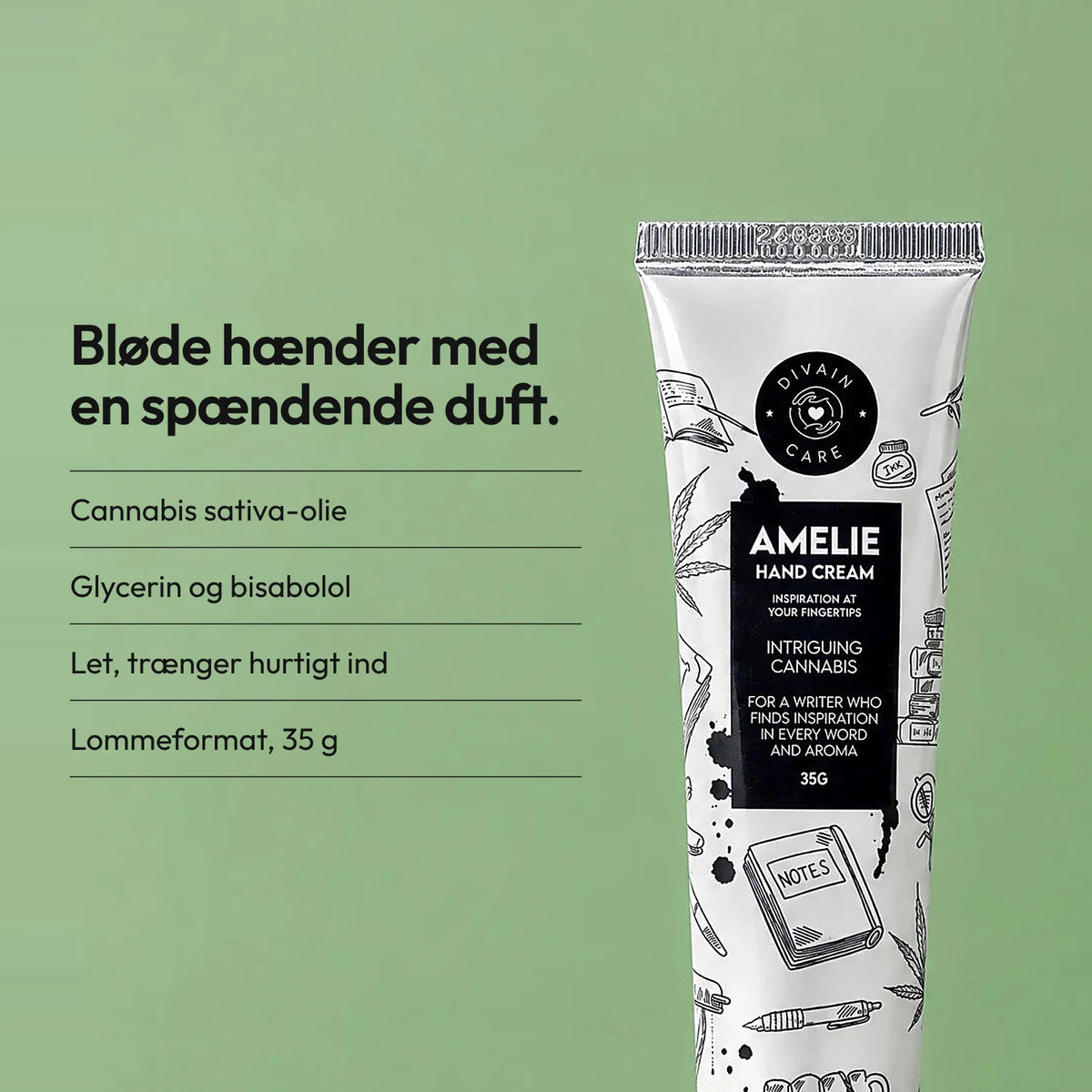 AMELIE - Intrigung Cannabis Hand cream 35g
