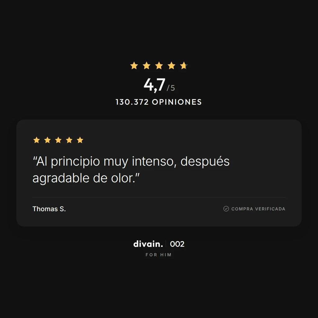 divain.002 - 4,7/5 sobre 130.372 opiniones