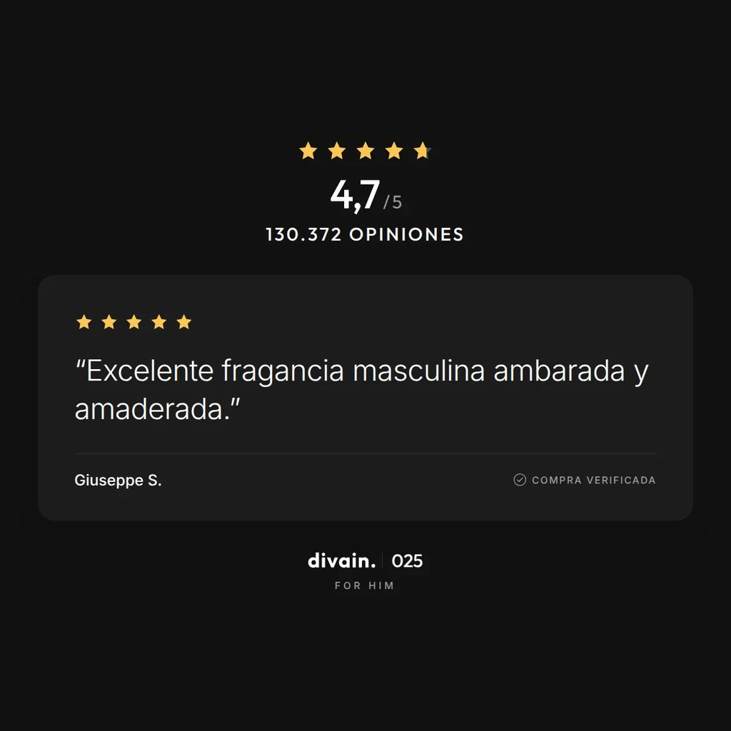divain.025 - 4,7/5 sobre 130.372 opiniones