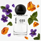 Pirámide olfativa perfume divain.035 | divain Parfums