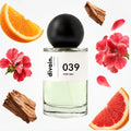 Pirámide olfativa perfume divain.039 | divain Parfums