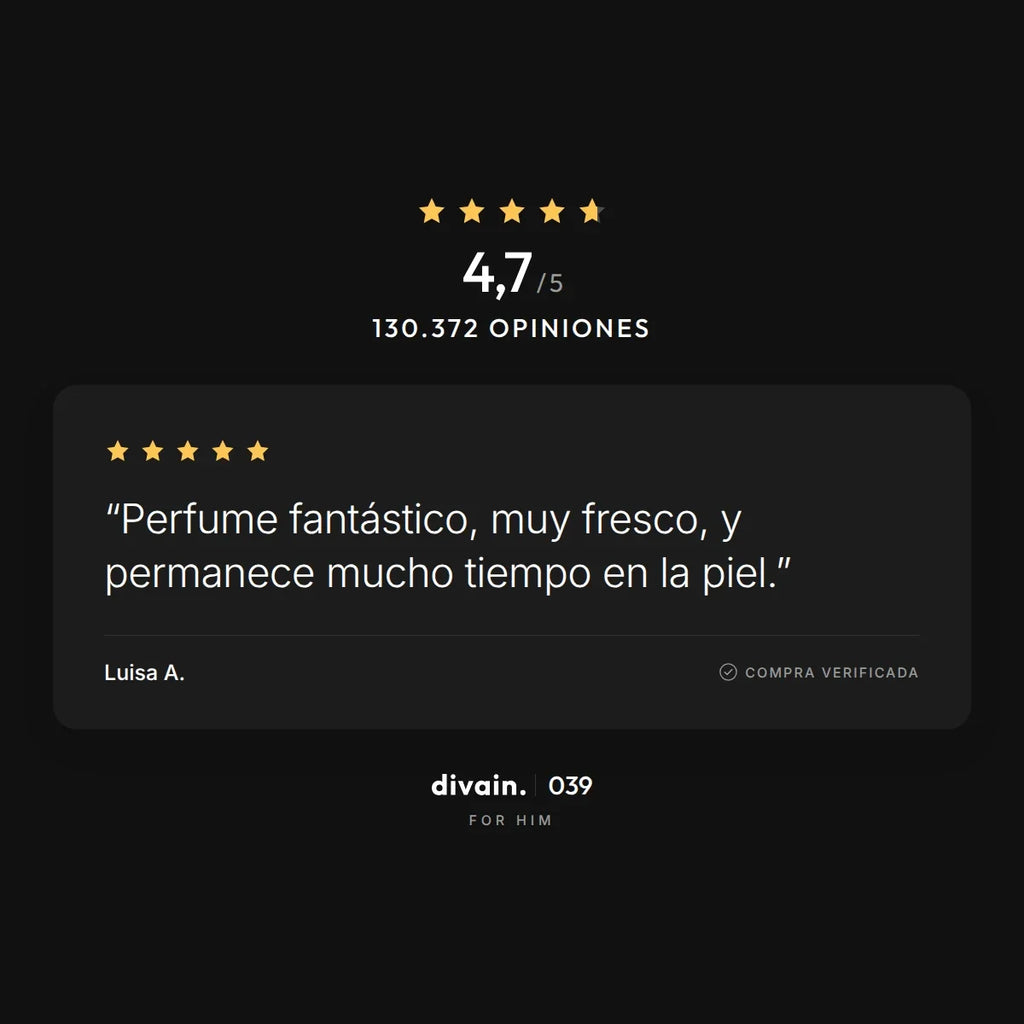 divain.039 - 4,7/5 sobre 130.372 opiniones