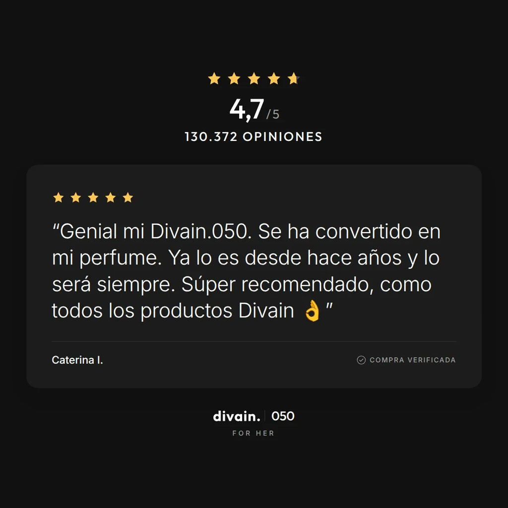 divain.050 - 4,7/5 sobre 130.372 opiniones