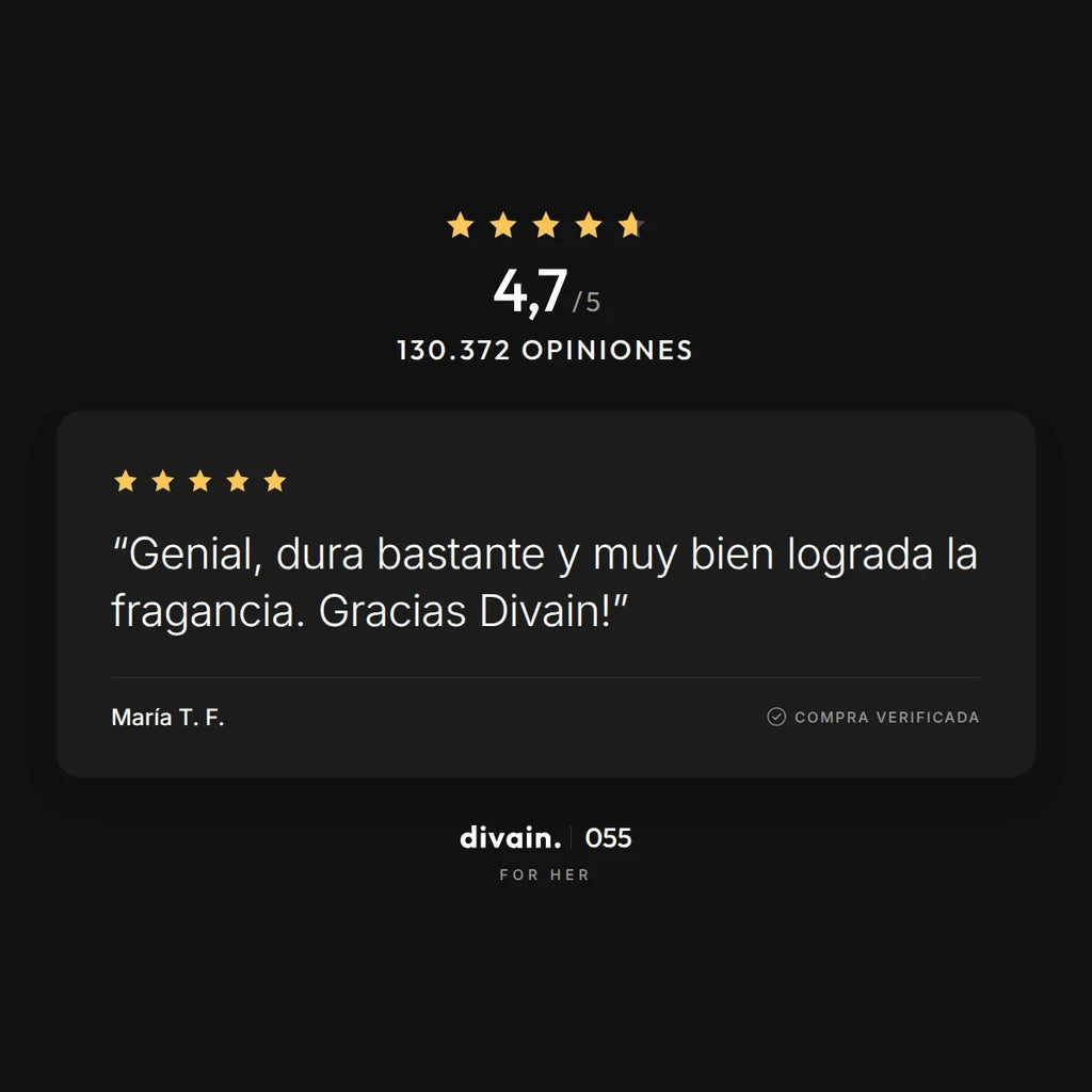 divain.055 - 4,7/5 sobre 130.372 opiniones