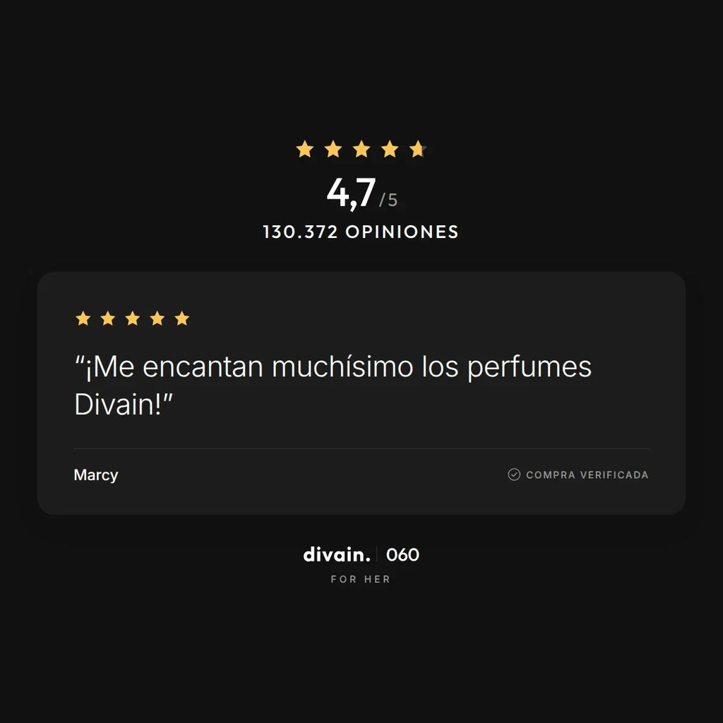 divain.060 - 4,7/5 sobre 130.372 opiniones
