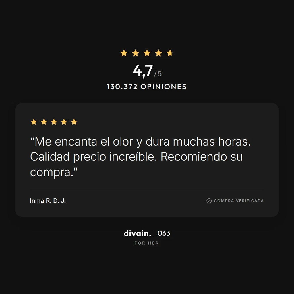 divain.063 - 4,7/5 sobre 130.372 opiniones