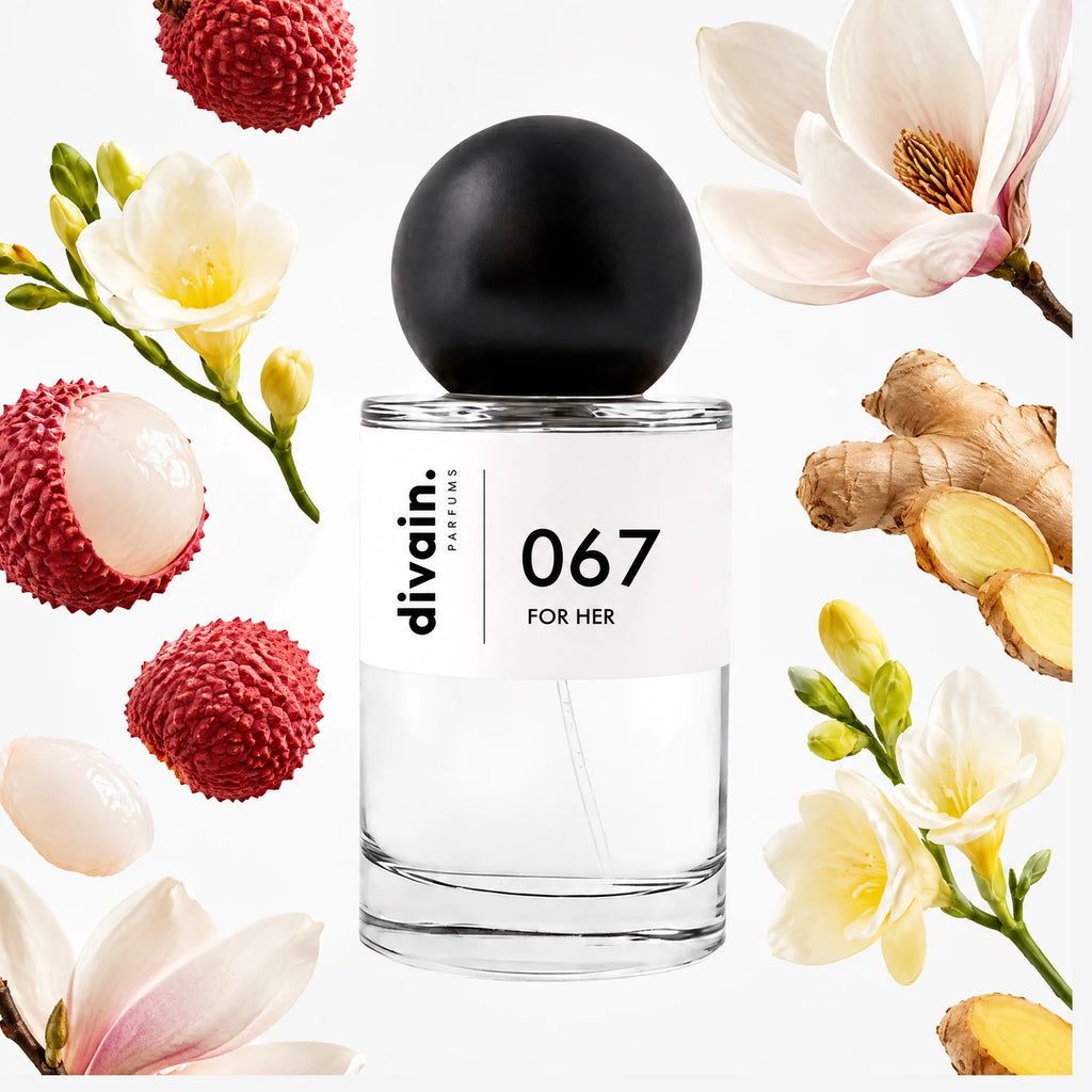 Pirámide olfativa perfume divain.067 | divain Parfums