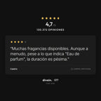 divain.077 - 4,7/5 sobre 130.372 opiniones
