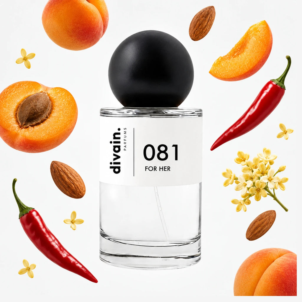 Pirámide olfativa perfume divain.081 | divain Parfums