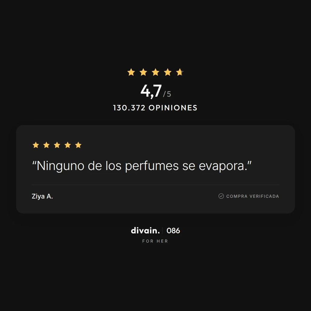 divain.086 - 4,7/5 sobre 130.372 opiniones
