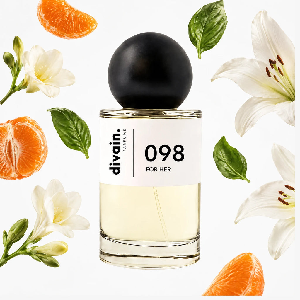 Pirámide olfativa perfume divain.098 | divain Parfums
