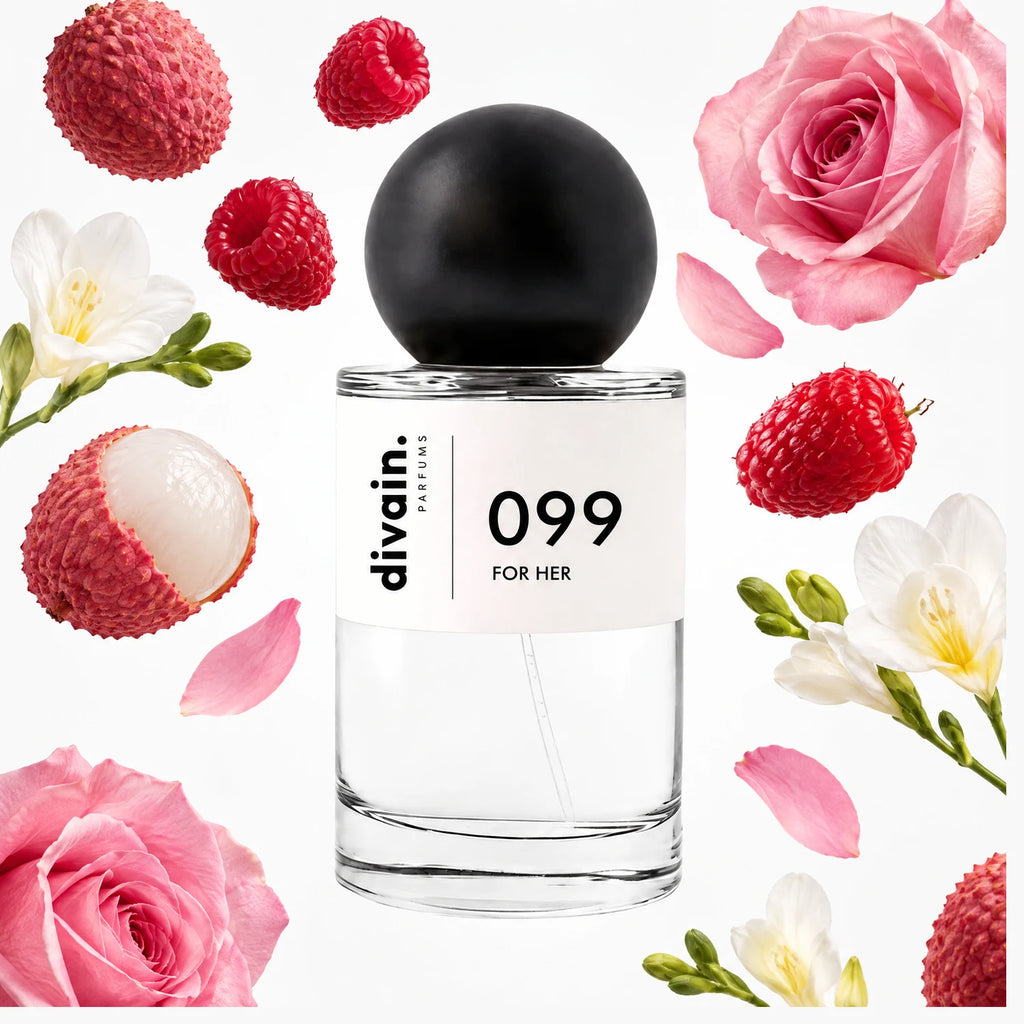 Pirámide olfativa perfume divain.099 | divain Parfums