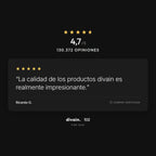 divain.102 - 4,7/5 sobre 130.372 opiniones