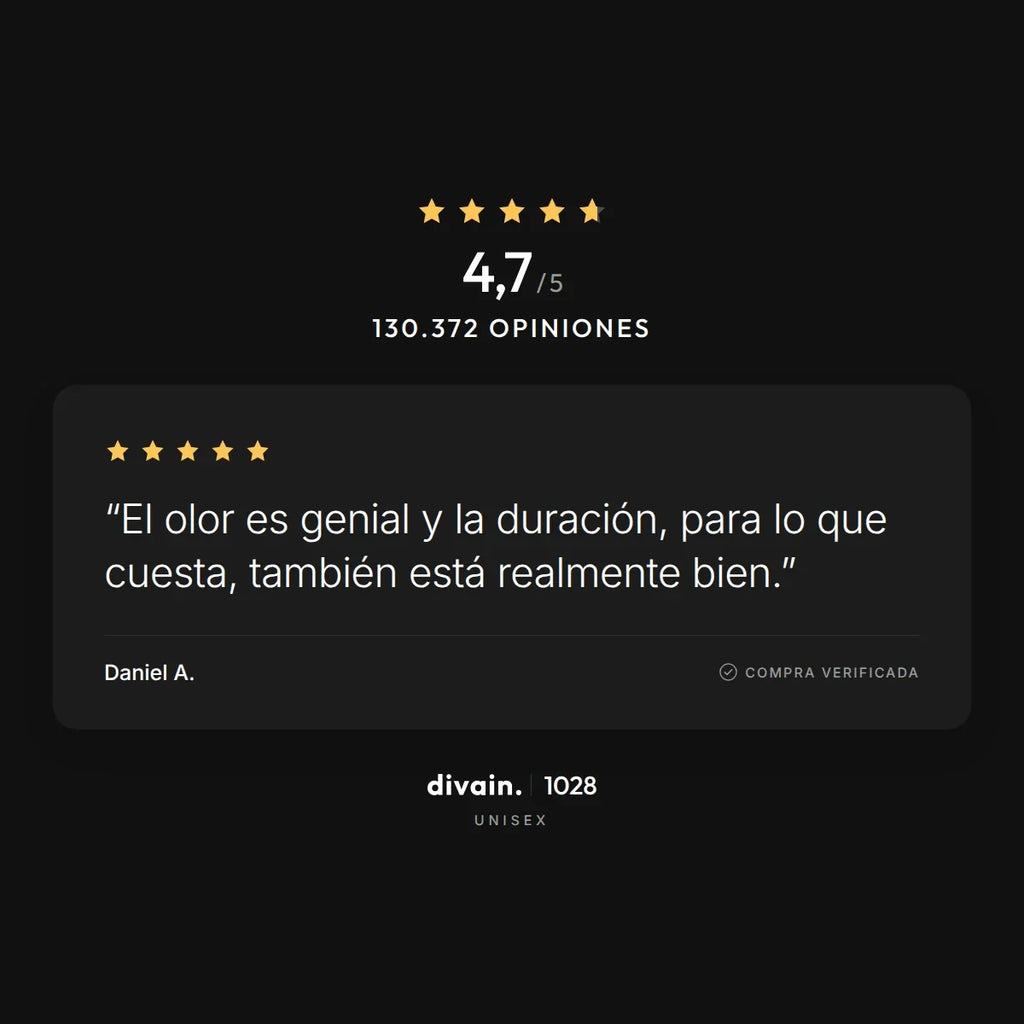divain.1028 - 4,7/5 sobre 130.372 opiniones
