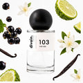 Pirámide olfativa perfume divain.103 | divain Parfums