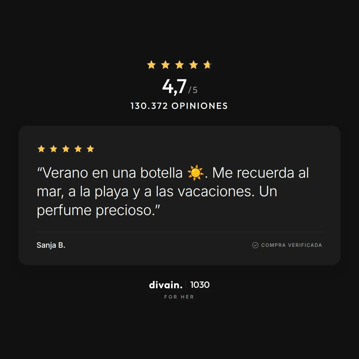 divain.1030 - 4,7/5 sobre 130.372 opiniones