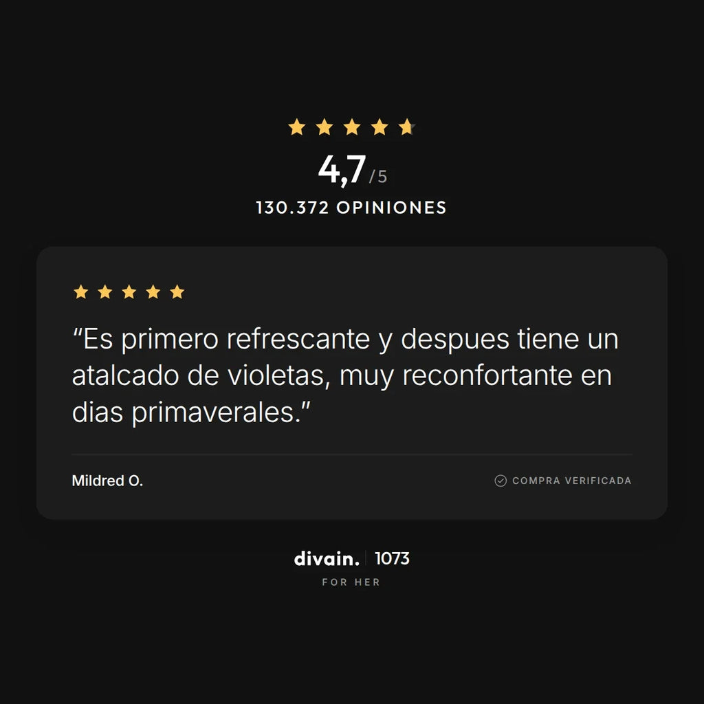 divain.1073 - 4,7/5 sobre 130.372 opiniones