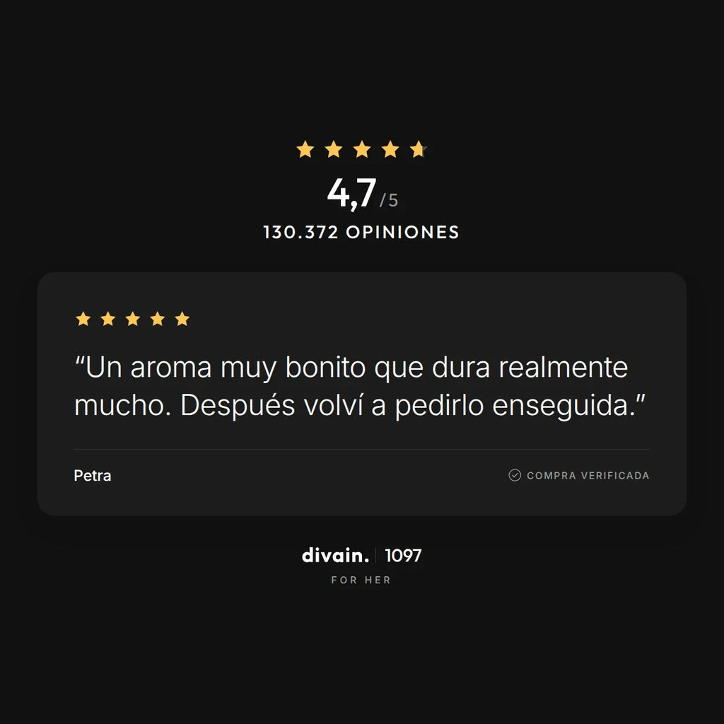 divain.1097 - 4,7/5 sobre 130.372 opiniones