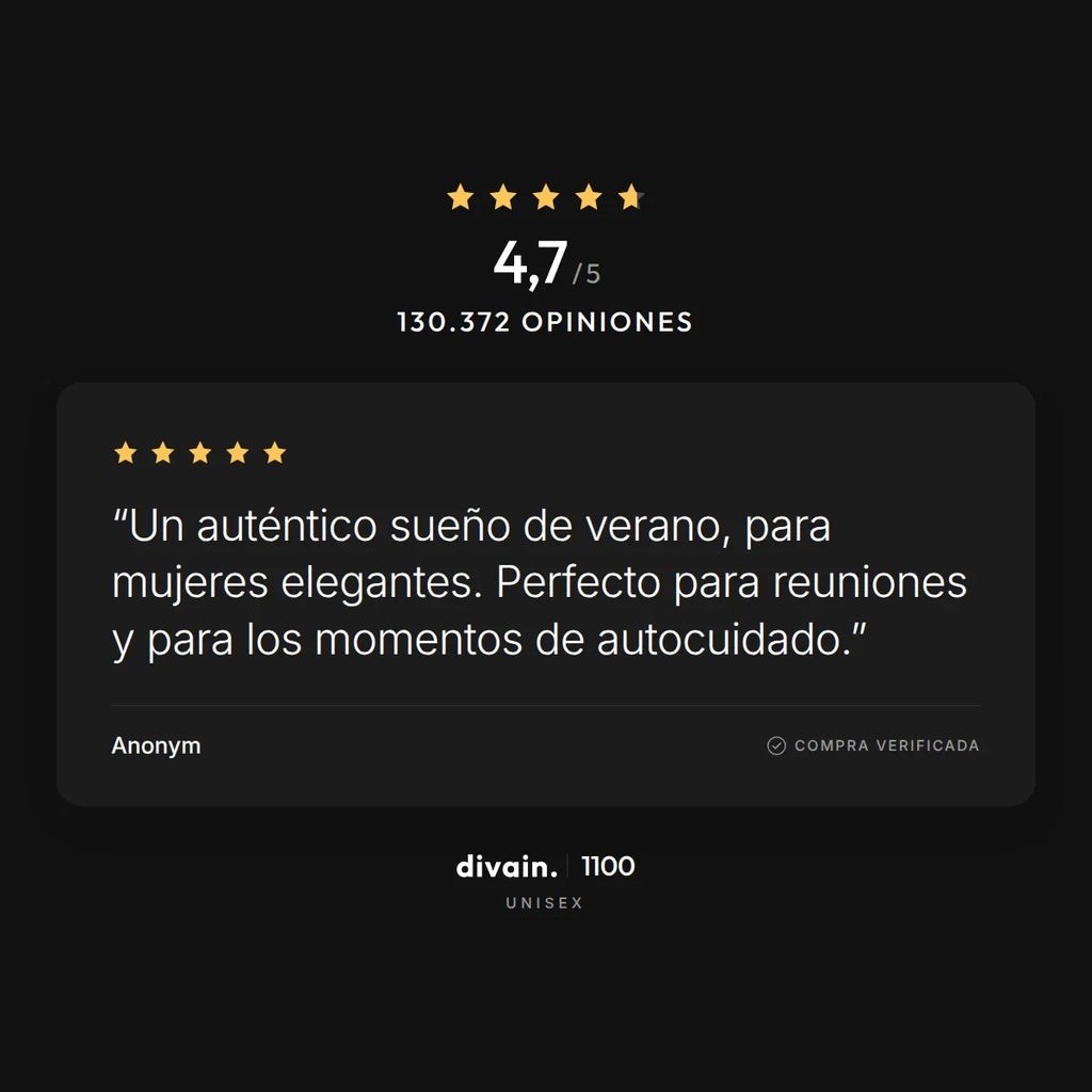 divain.1100 - 4,7/5 sobre 130.372 opiniones