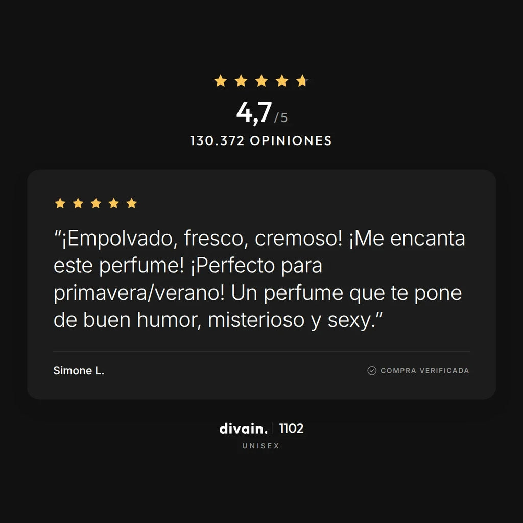 divain.1102 - 4,7/5 sobre 130.372 opiniones