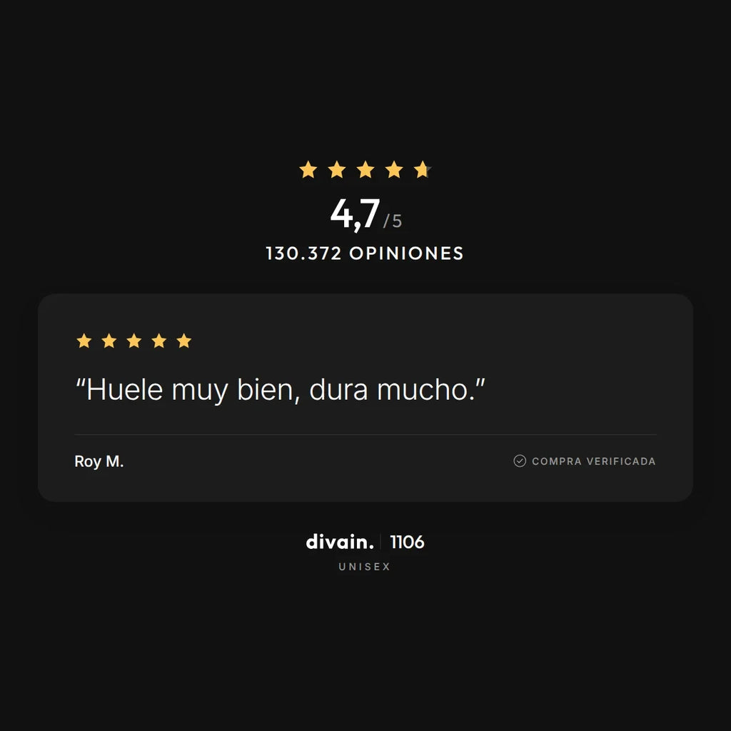 divain.1106 - 4,7/5 sobre 130.372 opiniones