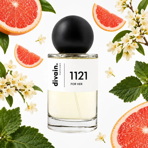 divain.1121 perfume de mujer aromático frutal