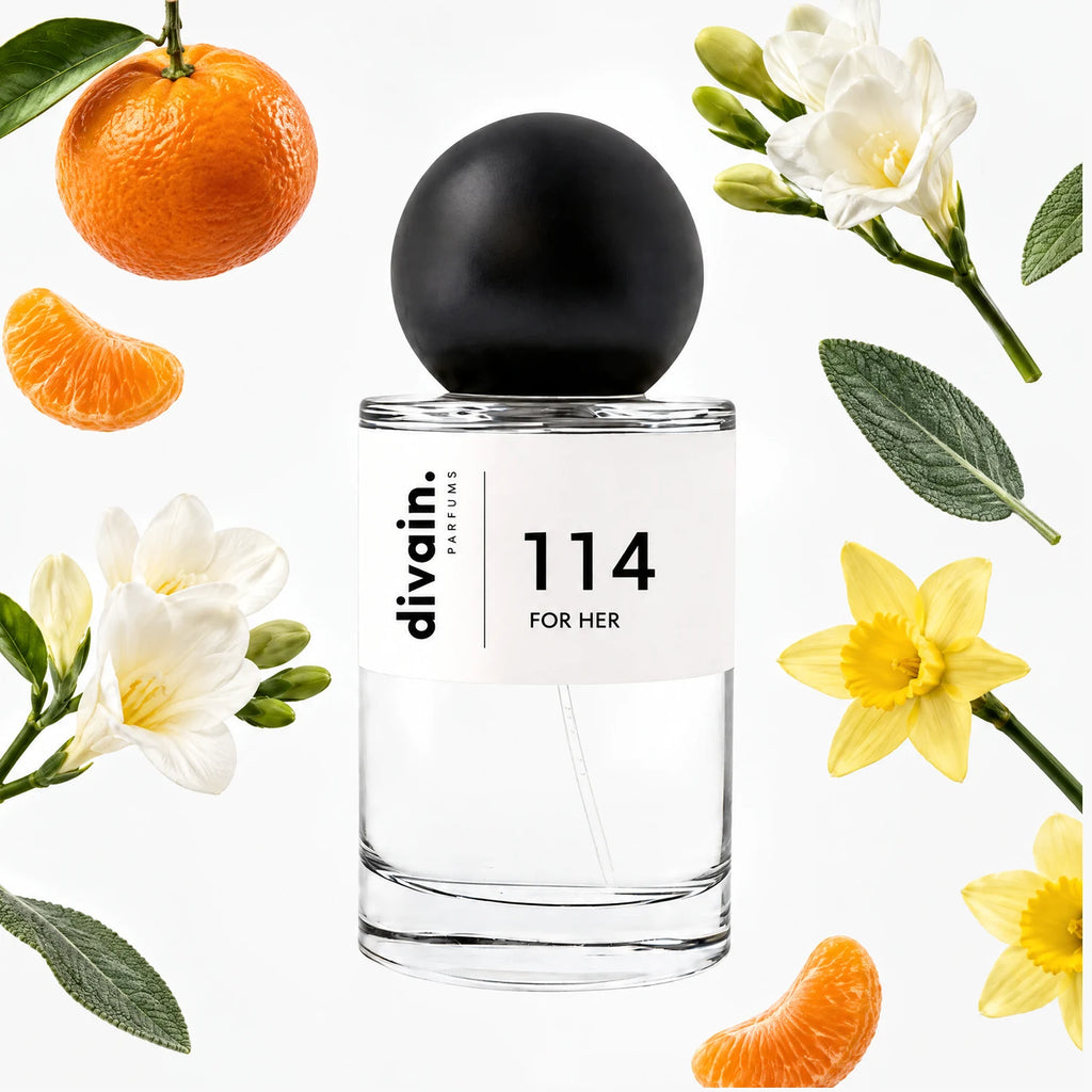 Pirámide olfativa perfume divain.114 | divain Parfums
