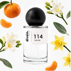 Pirámide olfativa perfume divain.114 | divain Parfums