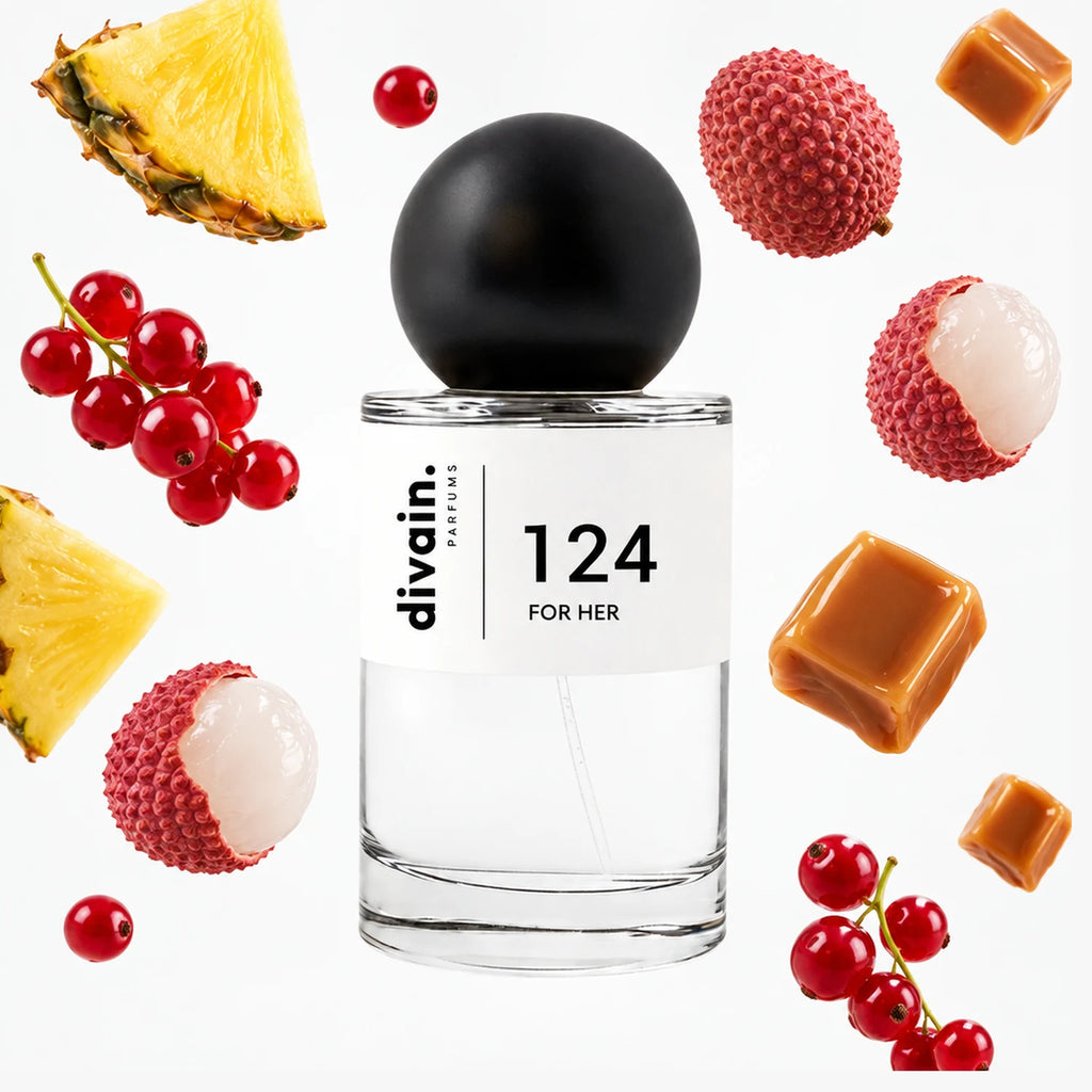 Pirámide olfativa perfume divain.124 | divain Parfums