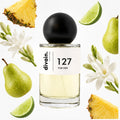 Pirámide olfativa perfume divain.127 | divain Parfums