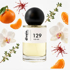 Pirámide olfativa perfume divain.129 | divain Parfums