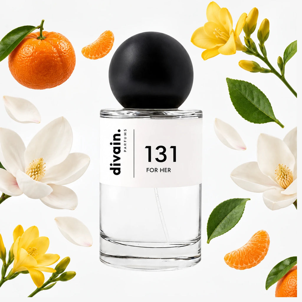 Pirámide olfativa perfume divain.131 | divain Parfums