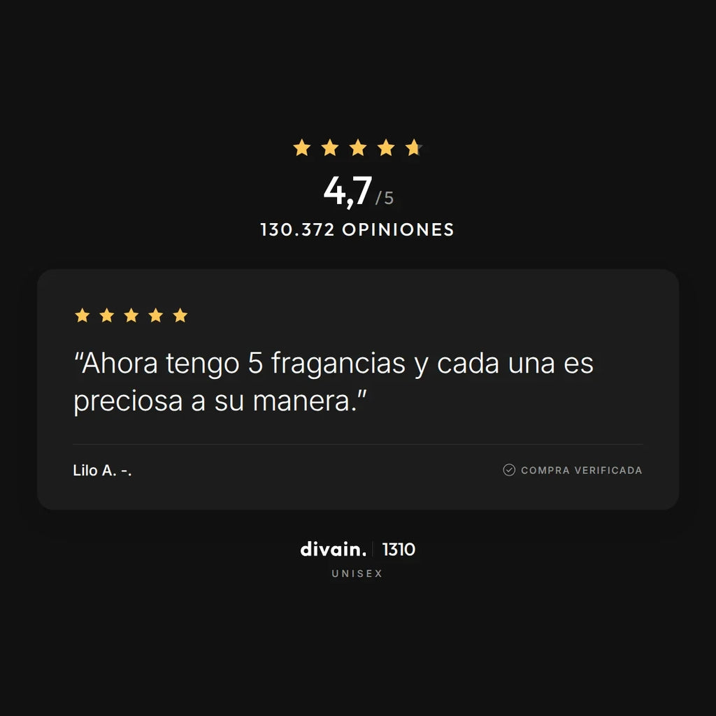 divain.1310 - 4,7/5 sobre 130.372 opiniones