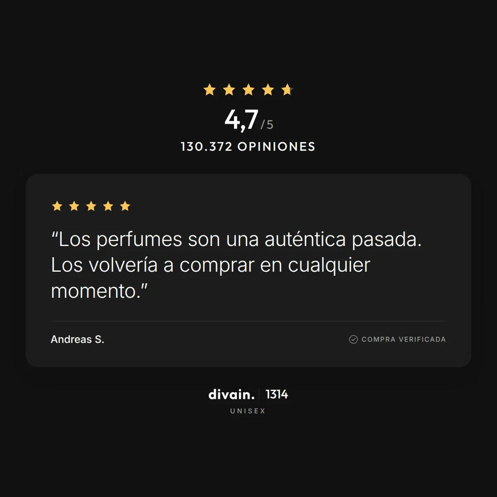 divain.1314 - 4,7/5 sobre 130.372 opiniones
