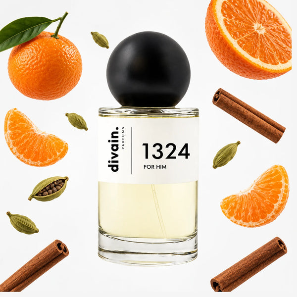 DIVAINです divain.1324 - Equivalent perfume with notes of Mandarin, maple