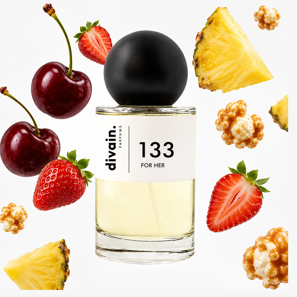 Pirámide olfativa perfume divain.133 | divain Parfums