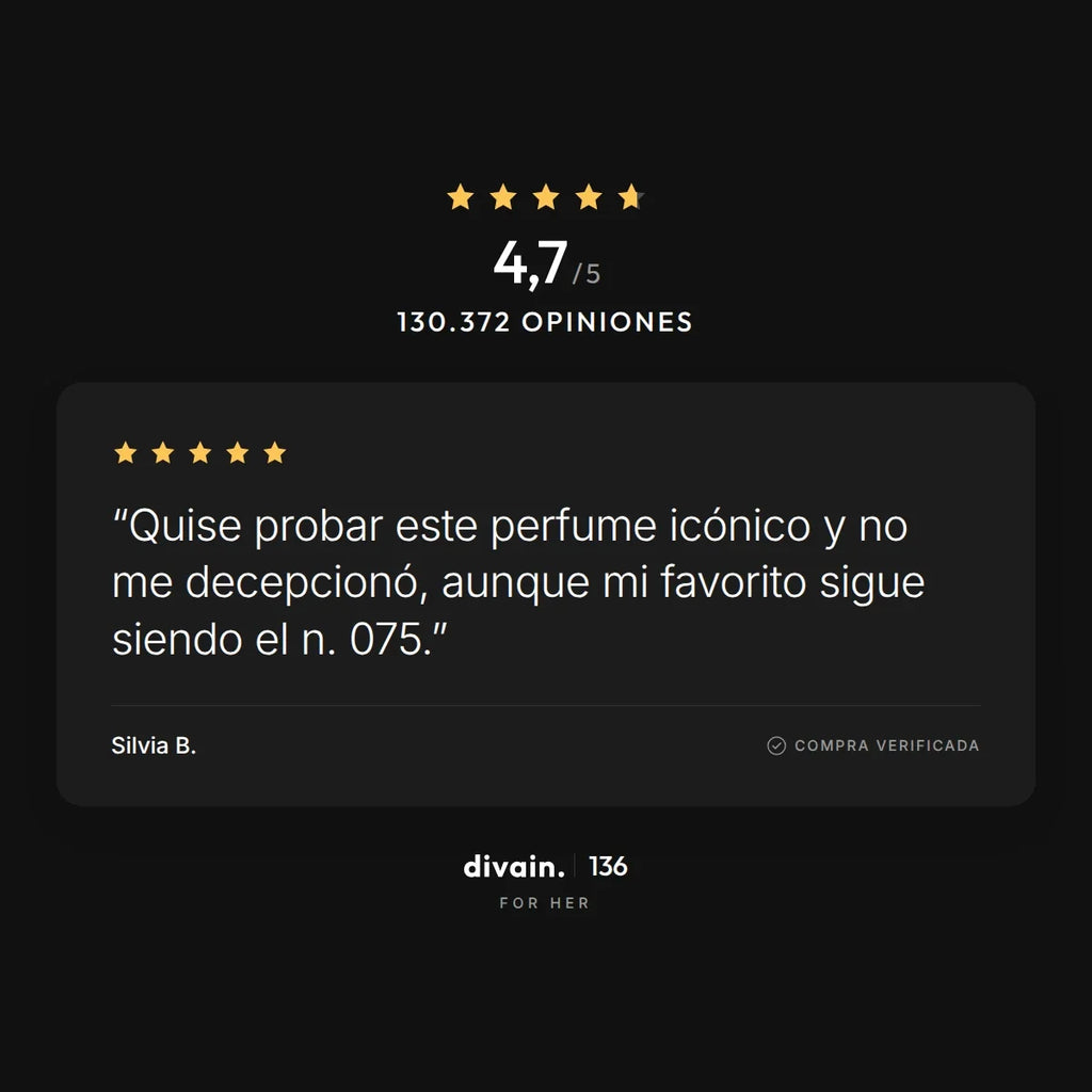 divain.136 - 4,7/5 sobre 130.372 opiniones