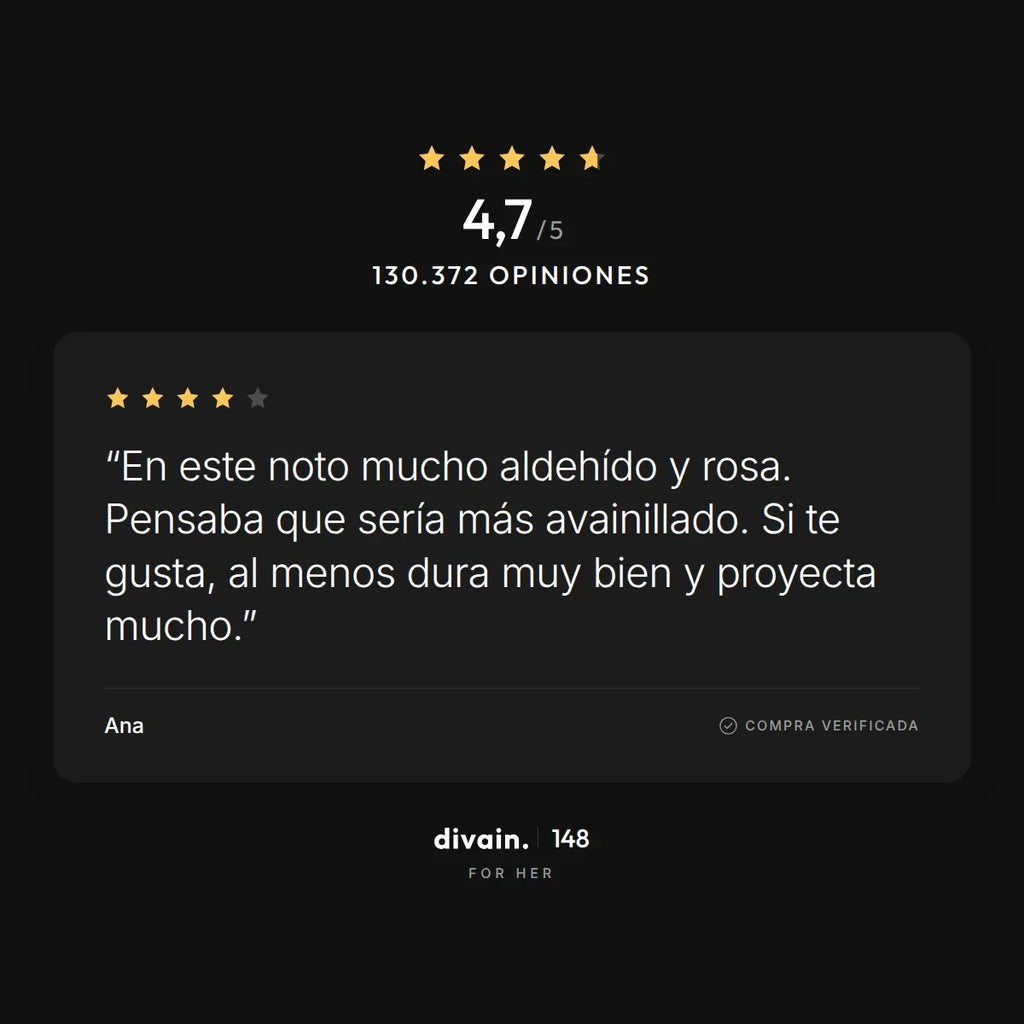 divain.148 - 4,7/5 sobre 130.372 opiniones