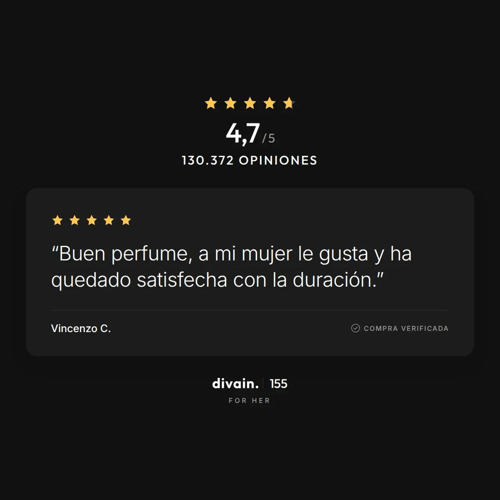 divain.155 - 4,7/5 sobre 130.372 opiniones