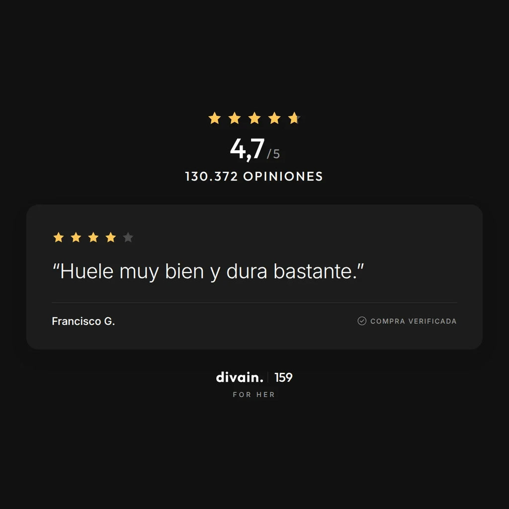 divain.159 - 4,7/5 sobre 130.372 opiniones